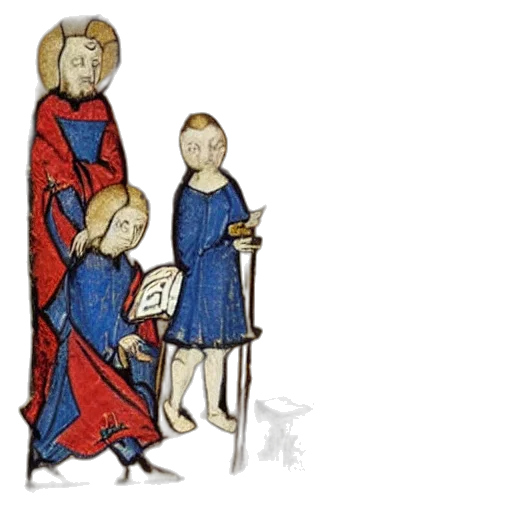 snow, medieval, miniature, painting transparent PNG cut-out