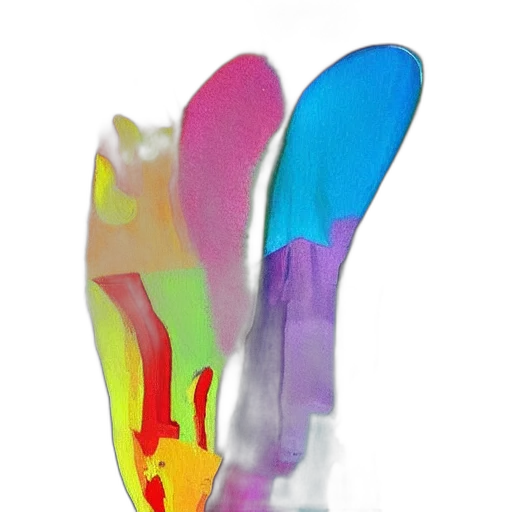 shoes, weapon, mask, flower transparent PNG cut-out