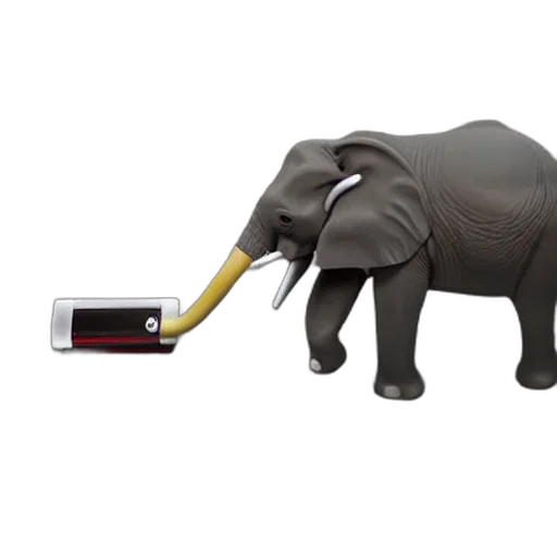 animal, weapon, staff, 3d render transparent PNG cut-out