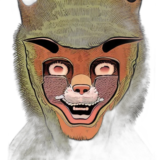mask, creature, animal, face transparent PNG cut-out