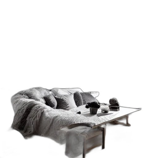 furniture, jacket, 3d render, photorealistic transparent PNG cut-out