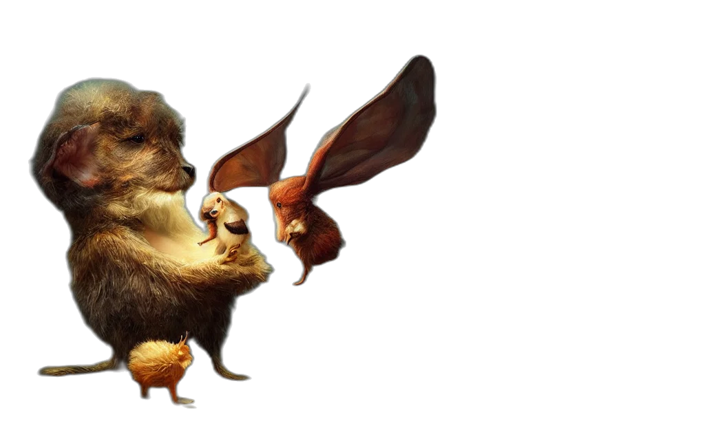 animal, dragon, creature, concept art transparent PNG cut-out