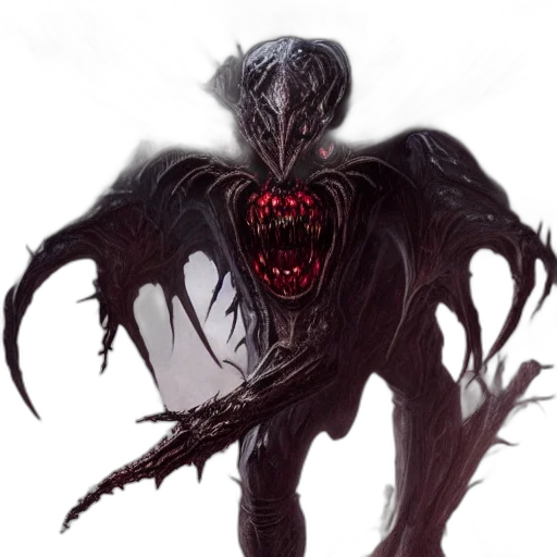 creature, mask, face, staff transparent PNG cut-out