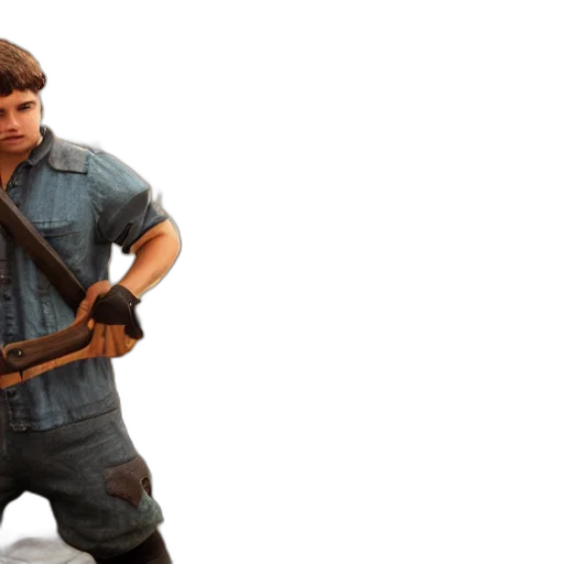 sword, weapon, staff, 3d render transparent PNG cut-out