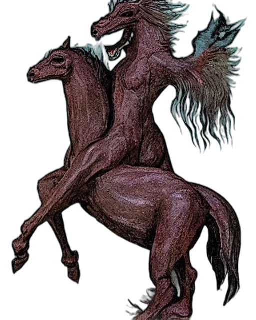 dragon, creature, animal, staff transparent PNG cut-out