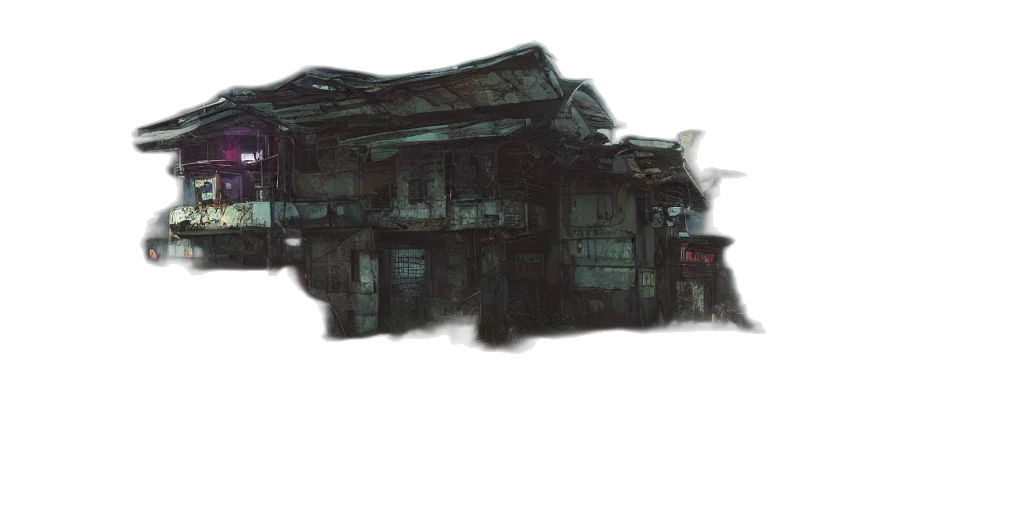 weapon, building, car, robot transparent PNG cut-out