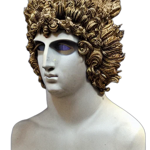 mask, crown, face, hair transparent PNG cut-out