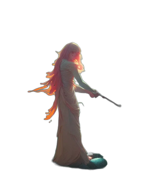 staff, dress, weapon, sword transparent PNG cut-out
