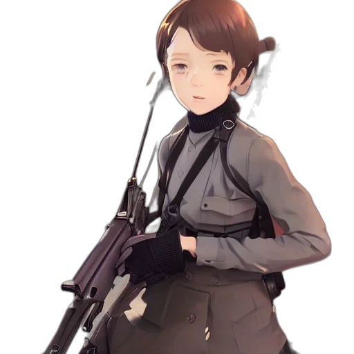 weapon, staff, jacket, animal transparent PNG cut-out