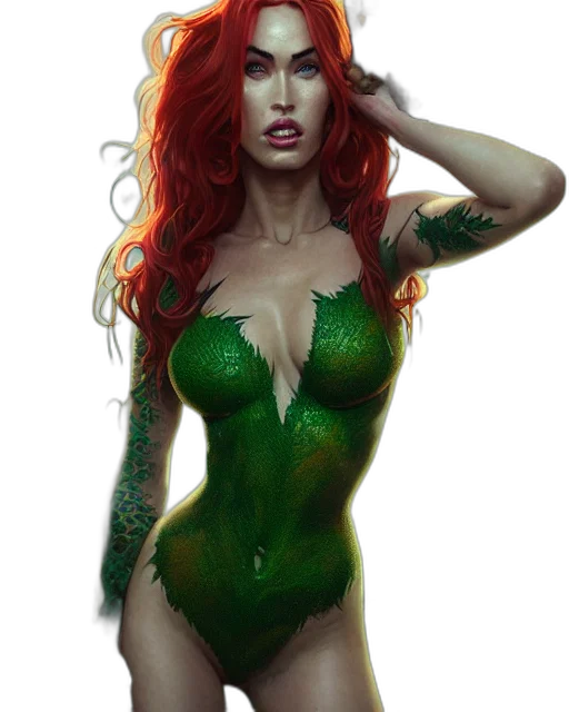 dress, fantasy art, comic book art, concept art transparent PNG cut-out