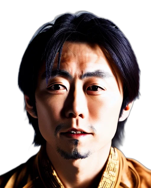 face, staff, hair, photorealistic transparent PNG cut-out