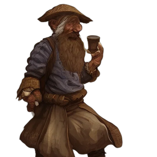 staff, hat, fantasy art, concept art transparent PNG cut-out