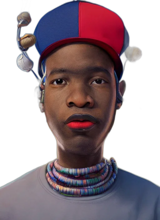 face, hat, crown, staff transparent PNG cut-out