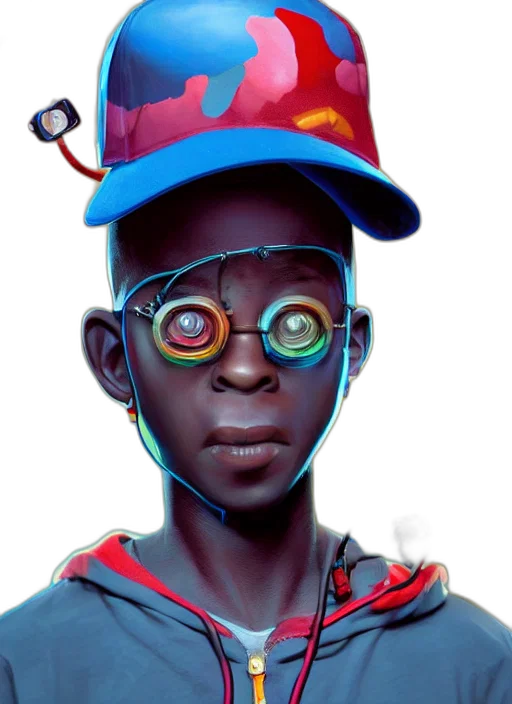 face, mask, concept art, photorealistic transparent PNG cut-out