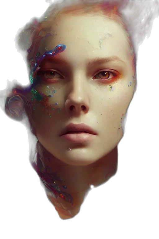 face, robot, mask, creature transparent PNG cut-out