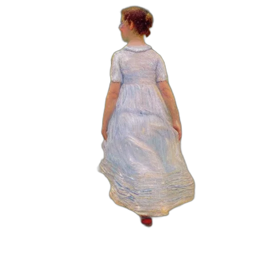 dress, robot, staff, shoes transparent PNG cut-out