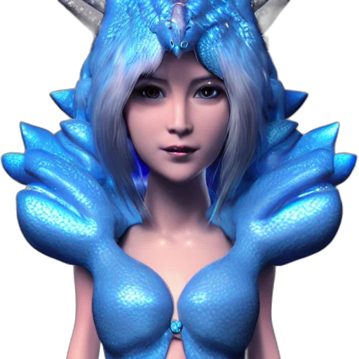 dragon, hat, 3d render, fantasy art transparent PNG cut-out
