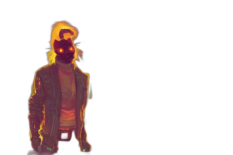 jacket, mask, hat, face transparent PNG cut-out