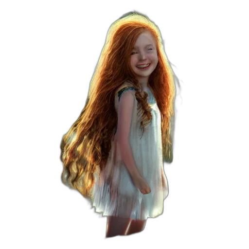 dress, hair, jacket, creature transparent PNG cut-out