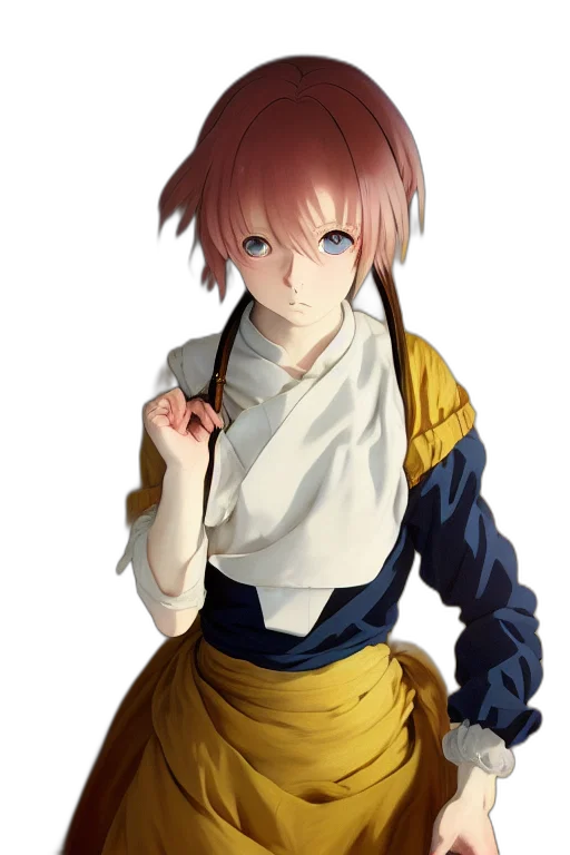 staff, jacket, dress, weapon transparent PNG cut-out