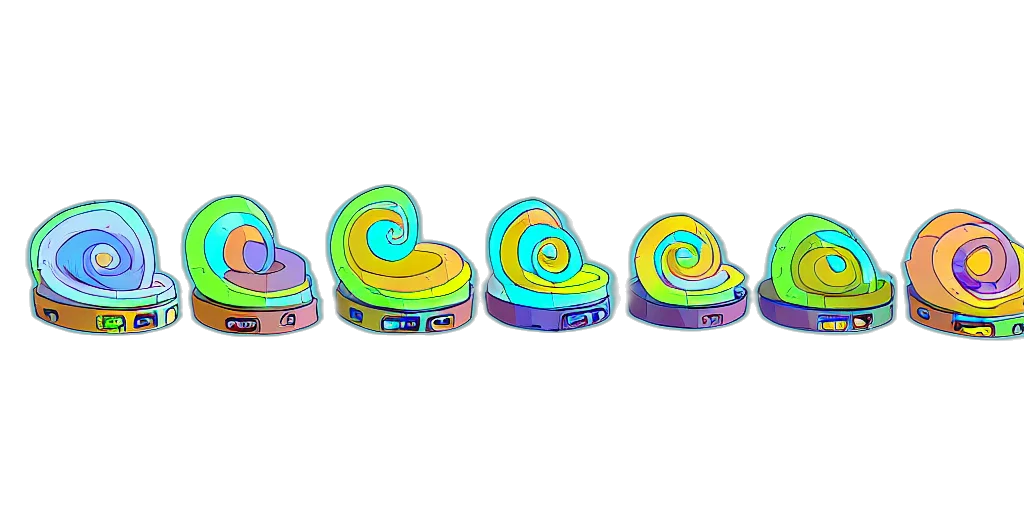 jewelry, 3d render, concept art, vaporwave transparent PNG cut-out