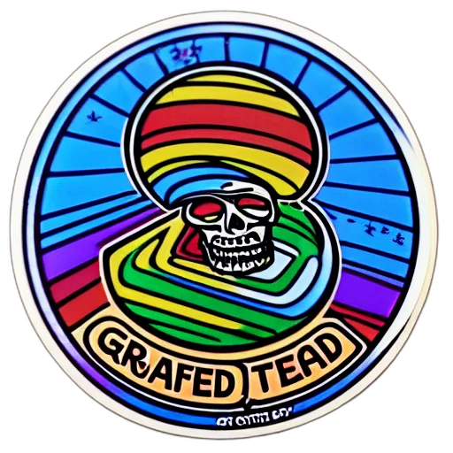 food, grateful, dead, sticker transparent PNG cut-out