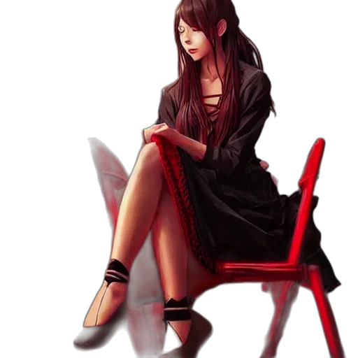 dress, staff, shoes, furniture transparent PNG cut-out