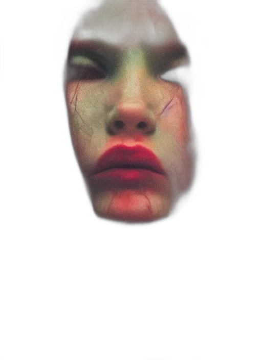 face, mask, creature, bottle transparent PNG cut-out
