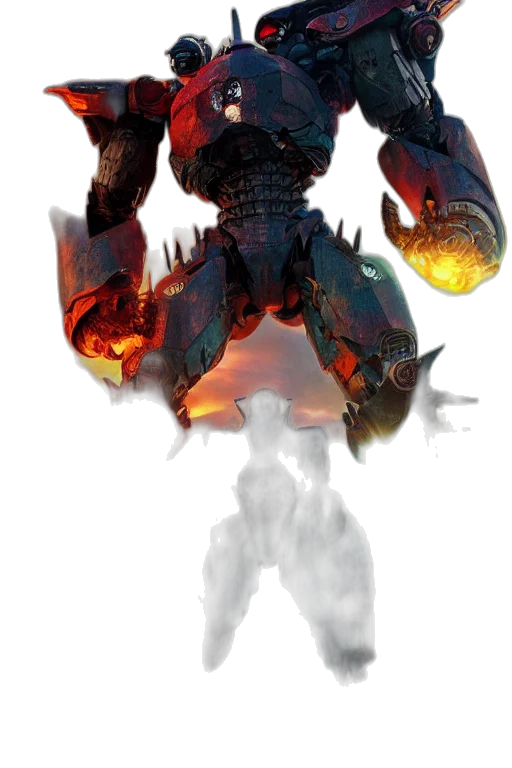 robot, weapon, dragon, creature transparent PNG cut-out