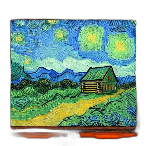 oil painting, photorealistic, watercolor, fantasy art transparent PNG cut-out