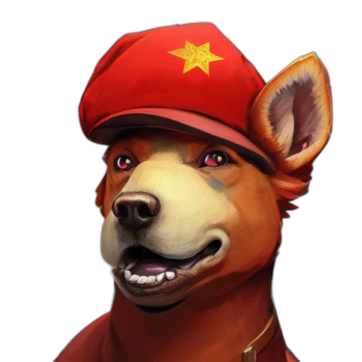 animal, hat, staff, face transparent PNG cut-out