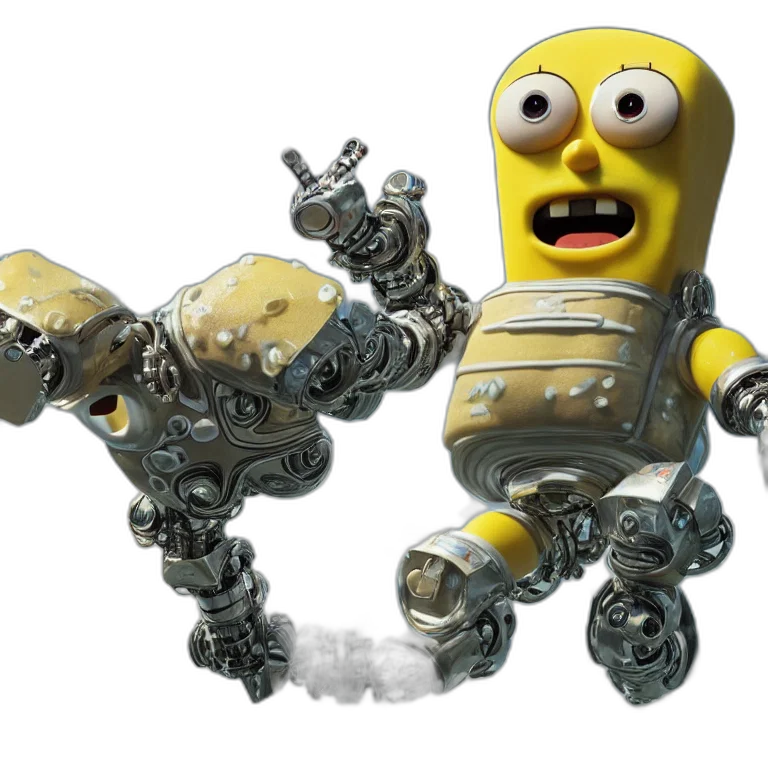 robot, creature, animal, weapon transparent PNG cut-out