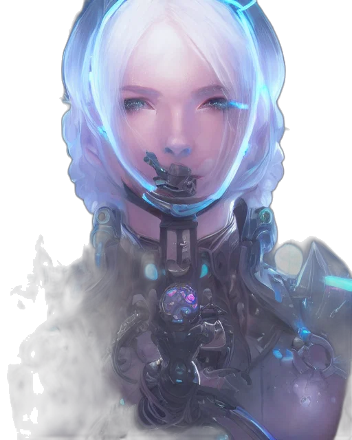 robot, face, mask, staff transparent PNG cut-out