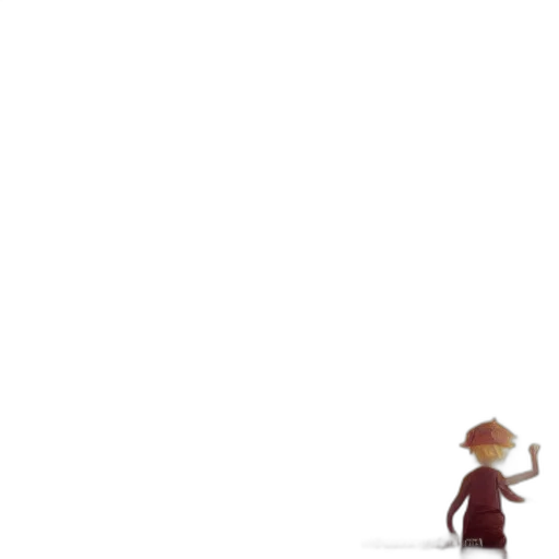 robot, staff, hat, creature transparent PNG cut-out