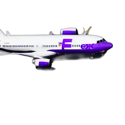 3d render, concept art, photorealistic, fedex transparent PNG cut-out