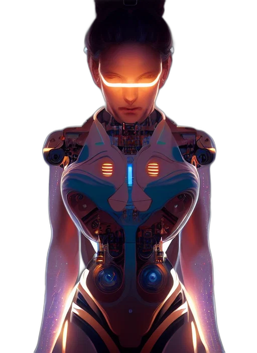 robot, jewelry, face, dress transparent PNG cut-out