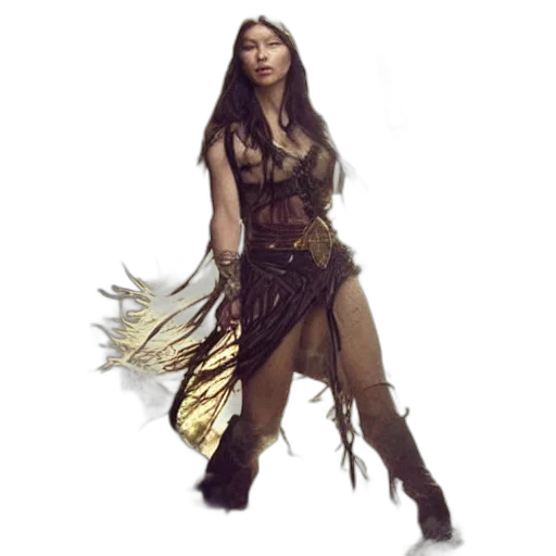 staff, dress, fantasy art, concept art transparent PNG cut-out