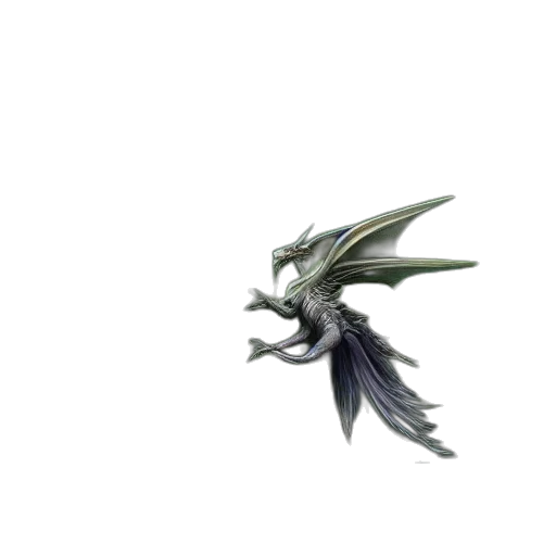 dragon, weapon, sword, creature transparent PNG cut-out