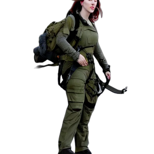 staff, jacket, weapon, concept art transparent PNG cut-out