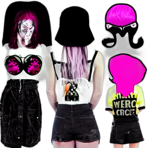 concept art, neon, dark, monochrome transparent PNG cut-out