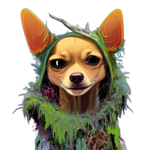 animal, creature, mask, staff transparent PNG cut-out