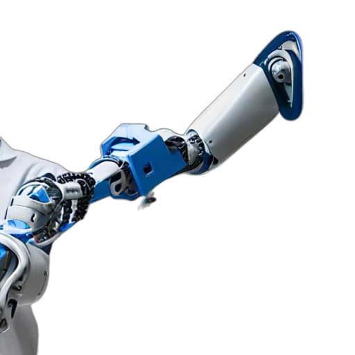 robot, robotic, arm, operating transparent PNG cut-out
