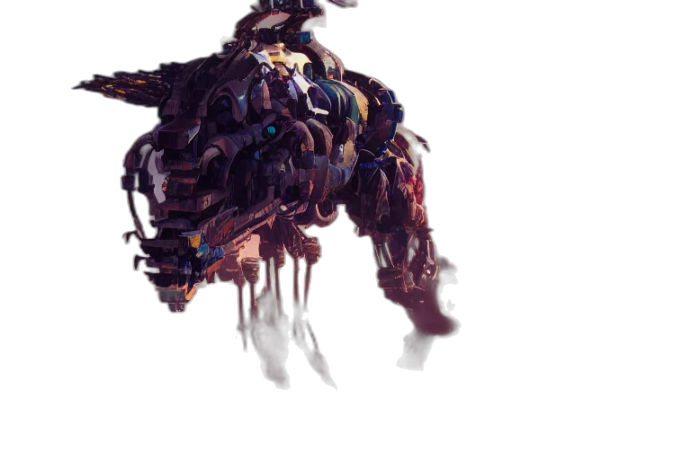 robot, dragon, creature, animal transparent PNG cut-out