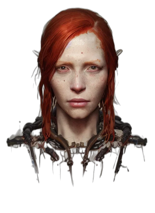 face, robot, creature, mask transparent PNG cut-out