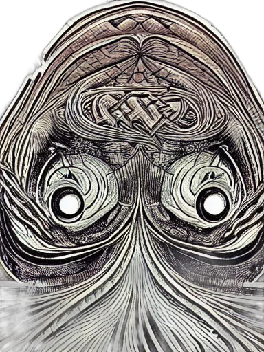 mask, face, creature, hair transparent PNG cut-out