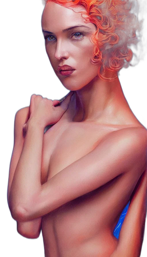dress, face, jewelry, hair transparent PNG cut-out