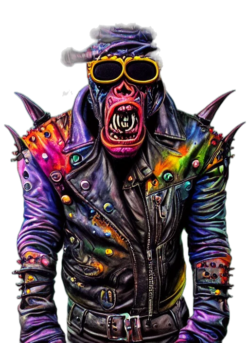 jacket, creature, mask, animal transparent PNG cut-out
