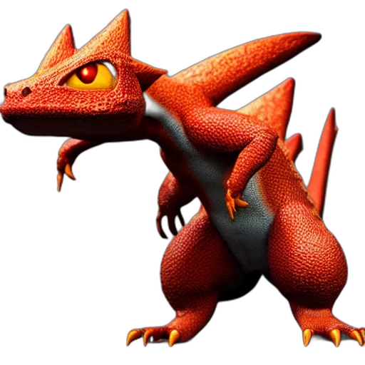 dragon, animal, creature, 3d render transparent PNG cut-out