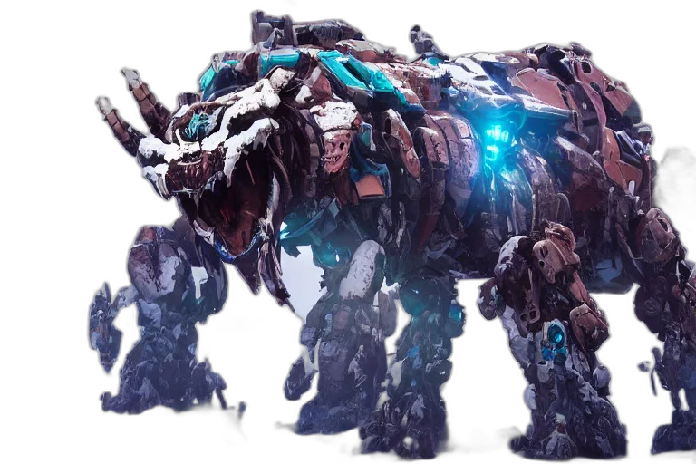 robot, creature, animal, dragon transparent PNG cut-out
