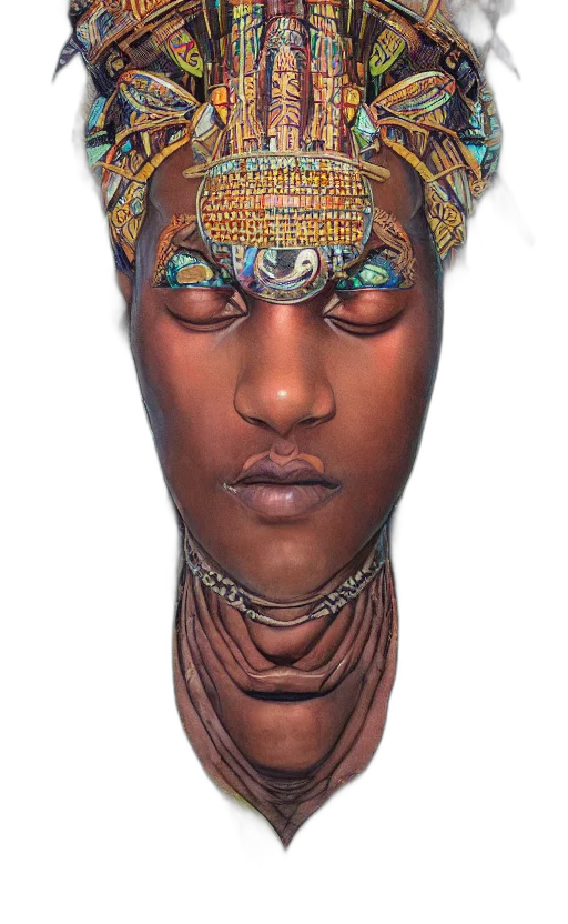 face, mask, jewelry, crown transparent PNG cut-out